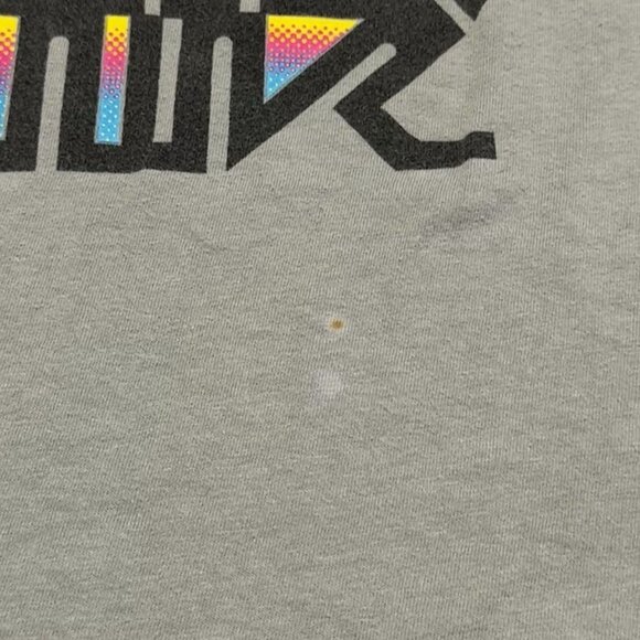 Vintage Quiksilver Shirt Mens Medium Gray Y2K 90s Short Sleeve Surf - Picture 5 of 12